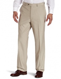 Louis Raphael Men's Blend Textured Solid Classic Fit Flat Front Dress Pant Louis Raphael Men's Blend Textured Solid Classic Fit Flat Front Dress Pant
