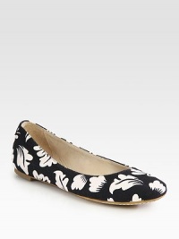 An abstract print adds a dose of whimsy to this stretchy canvas classic. Canvas upperSuede liningBuffed leather solePadded insoleImported An abstract print adds a dose of whimsy to this stretchy canvas classic. Canvas upperSuede liningBuffed leather solePadded insoleImported