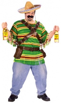 Fun World Costumes Men's Mens Tequila Pop N' Dude-Plus Fun World Costumes Men's Mens Tequila Pop N' Dude-Plus