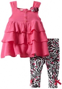 Kids Headquarters Baby-Girls Infant Hot Tunic With Leggings, Pink, 12 Months Kids Headquarters Baby-Girls Infant Hot Tunic With Leggings, Pink, 12 Months