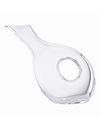 Serve wine in style. This pierced decanter from the Lenox Tuscany barware collection features an artful lean in break-resistant crystal and integrated handle for a look of modern allure. Serve wine in style. This pierced decanter from the Lenox Tuscany barware collection features an artful lean in break-resistant crystal and integrated handle for a look of modern allure.
