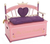 Levels of Discovery Princess Toy Box Bench Levels of Discovery Princess Toy Box Bench