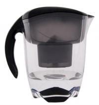 Mavea 1001125 Elemaris XL Water Filtration Pitcher, Black Mavea 1001125 Elemaris XL Water Filtration Pitcher, Black
