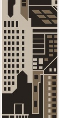 Area Rug 2x8 Runner Contemporary Espresso Color - Surya Naya Rug from RugPal Area Rug 2x8 Runner Contemporary Espresso Color - Surya Naya Rug from RugPal