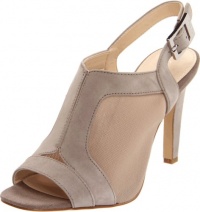 Calvin Klein Women's Lisah Nubuck/Strcth Mesh Open-Toe Pump Calvin Klein Women's Lisah Nubuck/Strcth Mesh Open-Toe Pump