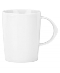 Sleek and understated, the Kompas mug sets casual meals on a stylish course with a playful handle design inspired by a compass. Arrange in countless configurations with the rest of the Dansk dinnerware collection. Sleek and understated, the Kompas mug sets casual meals on a stylish course with a playful handle design inspired by a compass. Arrange in countless configurations with the rest of the Dansk dinnerware collection.
