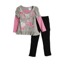 Young Hearts Baby-Girls Infant 2 Piece Printed Pant Set Young Hearts Baby-Girls Infant 2 Piece Printed Pant Set