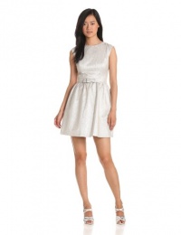 Cynthia Steffe Women's Stella Dress, Silver, 0 Cynthia Steffe Women's Stella Dress, Silver, 0