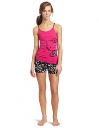 Hello Kitty Women's Hk Animal Print Short Set