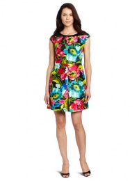 Cynthia Steffe Women's Greta Dress, Exotic Rose/Black, 4 Cynthia Steffe Women's Greta Dress, Exotic Rose/Black, 4
