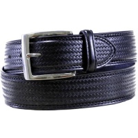 Men's Black Braided Leather Jean Dress Belt Men's Black Braided Leather Jean Dress Belt