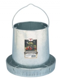 Miller 9112 12lb. Galvanized Hanging Poultry Feeder