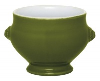Emile Henry Lion's Head Soup Bowl, Olive, Set of 4 Emile Henry Lion's Head Soup Bowl, Olive, Set of 4