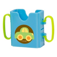 Innobaby Packin' SMART Keepaa Juice Box Holder, Blueberry Innobaby Packin' SMART Keepaa Juice Box Holder, Blueberry