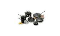 Simply Calphalon Enamel 14-Piece Cookware Set, Black Simply Calphalon Enamel 14-Piece Cookware Set, Black