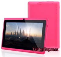 7'' Google Android 4.0 8GB A13 Tablet MID Cortex A8, Multiple Touch Capactive Screen, Support Skype Video Chat, Netflix Dragon Touch(TM) MID748P-A13 [by TabletExpress] (Pink)