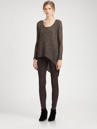From the HELMUT capsule collection. Asymmetrical hi-lo hem revives this alpaca-rich sweater. ScoopneckLong sleevesAsymmetrical hi-lo hem65% alpaca/35% linenDry cleanImportedModel shown is 5'9 (176cm) wearing US size Small. From the HELMUT capsule collection. Asymmetrical hi-lo hem revives this alpaca-rich sweater. ScoopneckLong sleevesAsymmetrical hi-lo hem65% alpaca/35% linenDry cleanImportedModel shown is 5'9 (176cm) wearing US size Small.