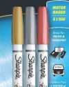 Sanford Sharpie Extra-Fine Metallic Paint Pen, Gold/Silver/Copper Rose