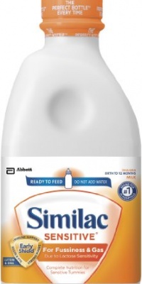 Similac Sensitive Advance Infant Formula with Iron, For Fussiness and Gas, Ready to Feed, 32-Fluid Ounces (Pack of 6) Similac Sensitive Advance Infant Formula with Iron, For Fussiness and Gas, Ready to Feed, 32-Fluid Ounces (Pack of 6)