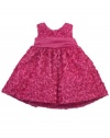 Rare Editions Girls 2-6X Small Rosette Sequin Soutach Dress