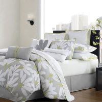 Echo Fan Floral Comforter Set - Grey - King Echo Fan Floral Comforter Set - Grey - King