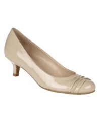 The Franco Sarto Chorus Pumps sing out with their stylish gathered details, feminine round toe and comfortable-height heel. The Franco Sarto Chorus Pumps sing out with their stylish gathered details, feminine round toe and comfortable-height heel.