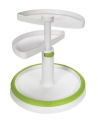 Everything is in its place in your place! Have all of your baby essentials on hand and ready with two platforms that keep baby food, drinks, formula and more within reach. The innovative design optimizes storage space with a top tier that splits to provide even more room for taller items, like bottles and beyond. Lifetime warranty. Everything is in its place in your place! Have all of your baby essentials on hand and ready with two platforms that keep baby food, drinks, formula and more within reach. The innovative design optimizes storage space with a top tier that splits to provide even more room for taller items, like bottles and beyond. Lifetime warranty.