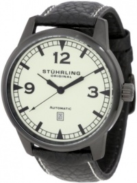 Stuhrling Original Men's 129XL.335566 Aviator Tuskegee Warhawk Automatic Date Black Watch Stuhrling Original Men's 129XL.335566 Aviator Tuskegee Warhawk Automatic Date Black Watch