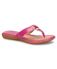 A simple thong with just enough hardware. BOC's Marion sandals will make you want to walk in style for miles and miles. A simple thong with just enough hardware. BOC's Marion sandals will make you want to walk in style for miles and miles.