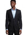 Hugo Boss Slim Suit-Separate Jacket 42 Long Sportcoat Black Stripes Astro