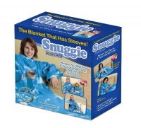 Snuggie Fleece Blanket with Sleeves, Clouds