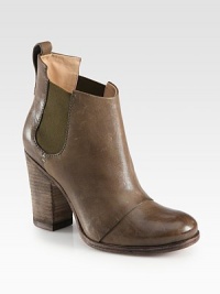 Simply cool distressed leather favorite with a towering stacked heel. Stacked heel, 3¾ (95mm)Distressed leather upper with side elastic goresPull-on styleLeather lining and solePadded insoleImportedOUR FIT MODEL RECOMMENDS ordering true size. Simply cool distressed leather favorite with a towering stacked heel. Stacked heel, 3¾ (95mm)Distressed leather upper with side elastic goresPull-on styleLeather lining and solePadded insoleImportedOUR FIT MODEL RECOMMENDS ordering true size.