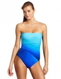 Gottex Women's Ombre Goddess Bandeau, Blue, 42 Gottex Women's Ombre Goddess Bandeau, Blue, 42
