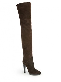 THE LOOKAlmond toePull-on stylePadded insoleStacked heel 5 (125mm)Stacked platform, ½ (15mm)Compares to a 4½ heel (115mm)Shaft, 24Leg circumference, 17THE MATERIALSuede upperLeather lining and soleORIGINMade in Italy THE LOOKAlmond toePull-on stylePadded insoleStacked heel 5 (125mm)Stacked platform, ½ (15mm)Compares to a 4½ heel (115mm)Shaft, 24Leg circumference, 17THE MATERIALSuede upperLeather lining and soleORIGINMade in Italy