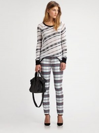 Stretchy, cotton-rich skinny jeans with a comfortable high rise, emblazoned by a tribal-inspired tartan print. THE FITRise, about 10Inseam, about 27THE DETAILSZip flyFour-pocket styleCotton/elastaneMachine washMade in ItalySIZE & FITModel shown is 5'10 (177cm) wearing US size 4. Stretchy, cotton-rich skinny jeans with a comfortable high rise, emblazoned by a tribal-inspired tartan print. THE FITRise, about 10Inseam, about 27THE DETAILSZip flyFour-pocket styleCotton/elastaneMachine washMade in ItalySIZE & FITModel shown is 5'10 (177cm) wearing US size 4.