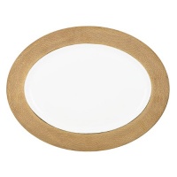 Lenox Marchesa Couture Oval Platter, Mandarin Gold Lenox Marchesa Couture Oval Platter, Mandarin Gold