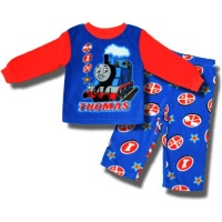 Thomas the Tank Engine Railroad Signals 2 piece fleece pajama set for toddler boys - 4T Thomas the Tank Engine Railroad Signals 2 piece fleece pajama set for toddler boys - 4T
