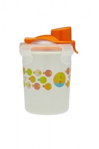 Innobaby Keepin' Fresh Stainless Steel Travel Cup, 8 Ounce, Orange Fish Innobaby Keepin' Fresh Stainless Steel Travel Cup, 8 Ounce, Orange Fish