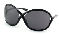 Tom Ford Whitney FT0009 Sunglasses - 199 Shiny Black (Dark Gray Lens) - 64mm Tom Ford Whitney FT0009 Sunglasses - 199 Shiny Black (Dark Gray Lens) - 64mm