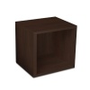 Way Basics zBoard Eco Storage Cube, Espresso Wood Grain