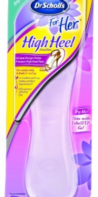 Dr. Scholl's for Her High Heel Insoles (Women's Sizes 6-10) 1-Pair Packages (Pack of 3)
