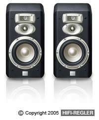 JBL L830 3-Way 6-Inch Bookshelf Loudspeaker (Pair, Black)