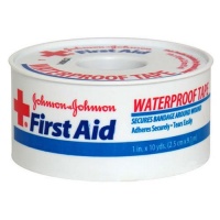 Johnson & Johnson First Aid Waterproof Tape (Pack of 2) Johnson & Johnson First Aid Waterproof Tape (Pack of 2)