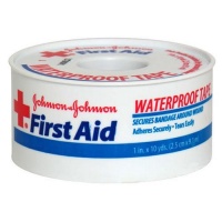 Johnson & Johnson First Aid Waterproof Tape (Pack of 2)