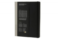 Moleskine Professional Extra Large Notebook - Black (7.5 x 10) (Professional Folio Series) Moleskine Professional Extra Large Notebook - Black (7.5 x 10) (Professional Folio Series)