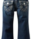 True Religion Boys 2-7 Billy Super-T Natural 5-Pocket Jean, Dark Vintage, 2