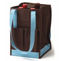 True Fabrications Nantucket Totes, 4-Bottle True Fabrications Nantucket Totes, 4-Bottle