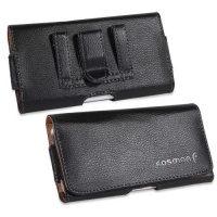 Fosmon Leather Horizontal Carrying Pouch / Case for Samsung Galaxy S3 S III / S2 S II - Black Fosmon Leather Horizontal Carrying Pouch / Case for Samsung Galaxy S3 S III / S2 S II - Black
