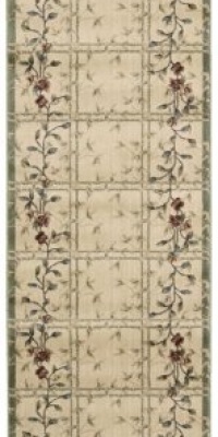 Nourison Cambridge CG07 Area Rug - Ivory Green Size - 2.3 x 8 ft. Nourison Cambridge CG07 Area Rug - Ivory Green Size - 2.3 x 8 ft.