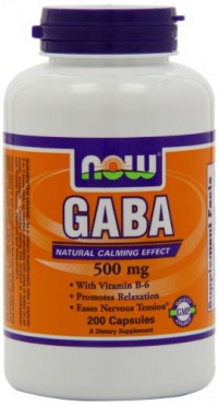 NOW Foods Gaba 500mg with B-6, 200 Capsules NOW Foods Gaba 500mg with B-6, 200 Capsules